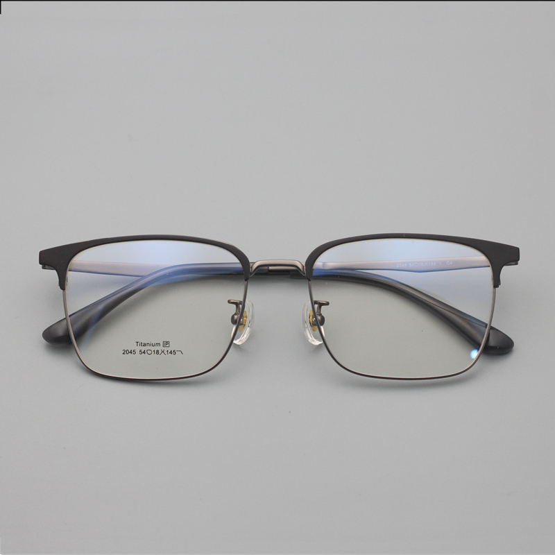 老铁男士纯钛眼镜质感好