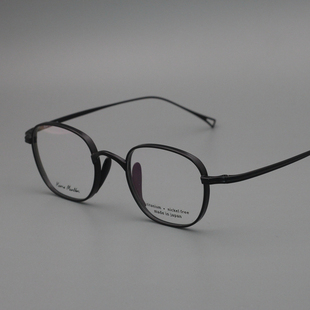 文艺小框万年龟一体鼻托纯钛钛板眼镜架结实耐用高品质眼镜架