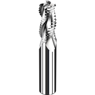 千鼎高速钢数控铣刀三刃铝用开粗3f不锈钢铝合金波刃粗皮立铣刀