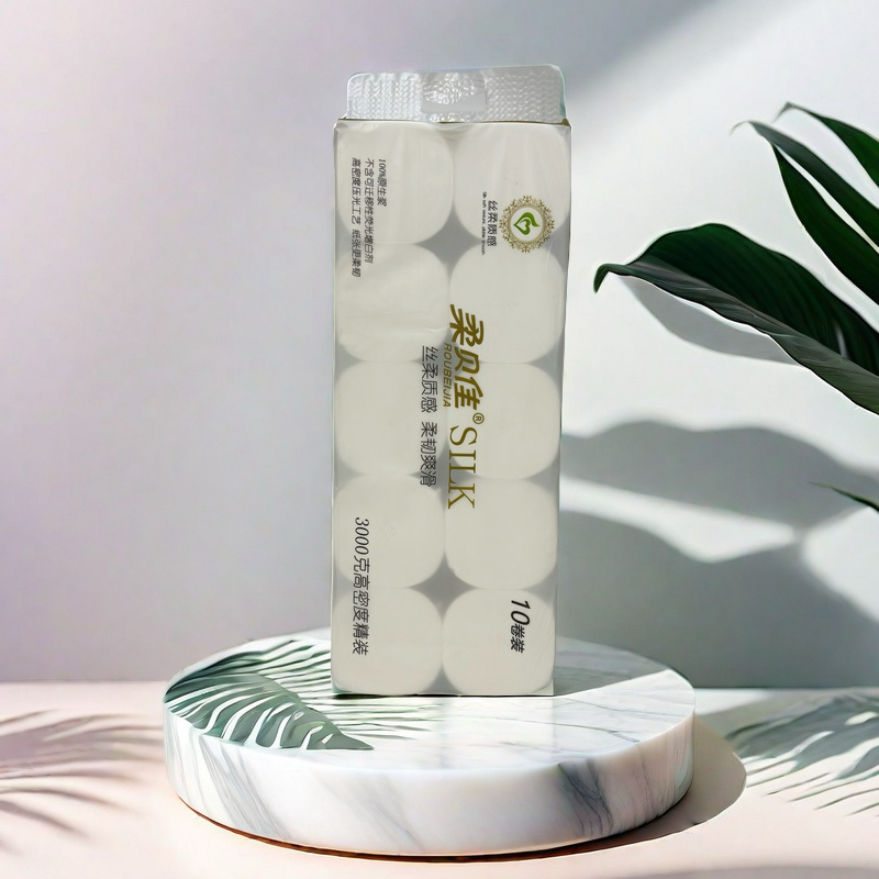 柔贝佳卷纸超大卷3000克家用155高6层原生竹浆卷纸亲肤柔韧不刺激
