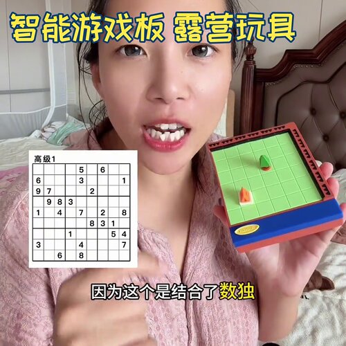 重磅露营达人益智玩具儿童逻辑推理帐篷谜题桌游礼物网红同款2026