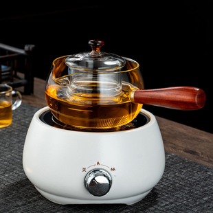 耐高温玻璃煮茶壶侧把小青柑煮茶器家用小型电陶炉泡茶壶茶具套装