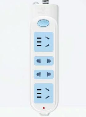 公牛有线插座GN-606线长1.8米4米3米插排GN-607双排多插位GN-403