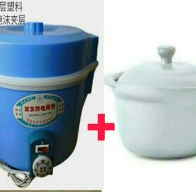 电焐文火煲双发电悟子全塑定时保温煨炖炉煲汤炖肉捂饭泡沫保温锅
