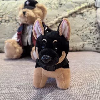 小狗玩偶警犬挂件小狗毛绒玩具