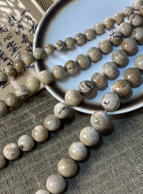 天然石12-14-16-18mm圆珠散珠手工diy串珠手链项链饰品配件X893