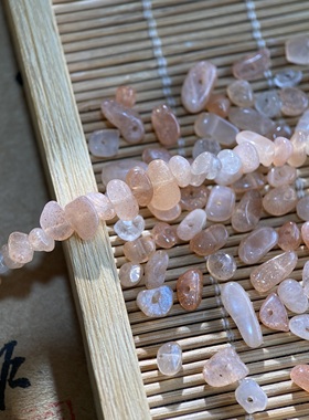 天然金太阳3*5mm有孔碎石手工diy串珠子手链项链饰品配件材料S272