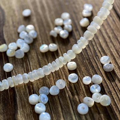 天然白蝶贝海贝4-5mm隔片手工diy串珠手链项链饰品配件材料S15