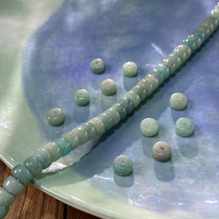 天然天河石7*4mm直切药片珠散珠手工diy串珠手链项链饰品配件X182