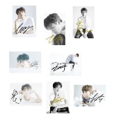 9人 6寸 偶像练习生 单人亲笔签名照