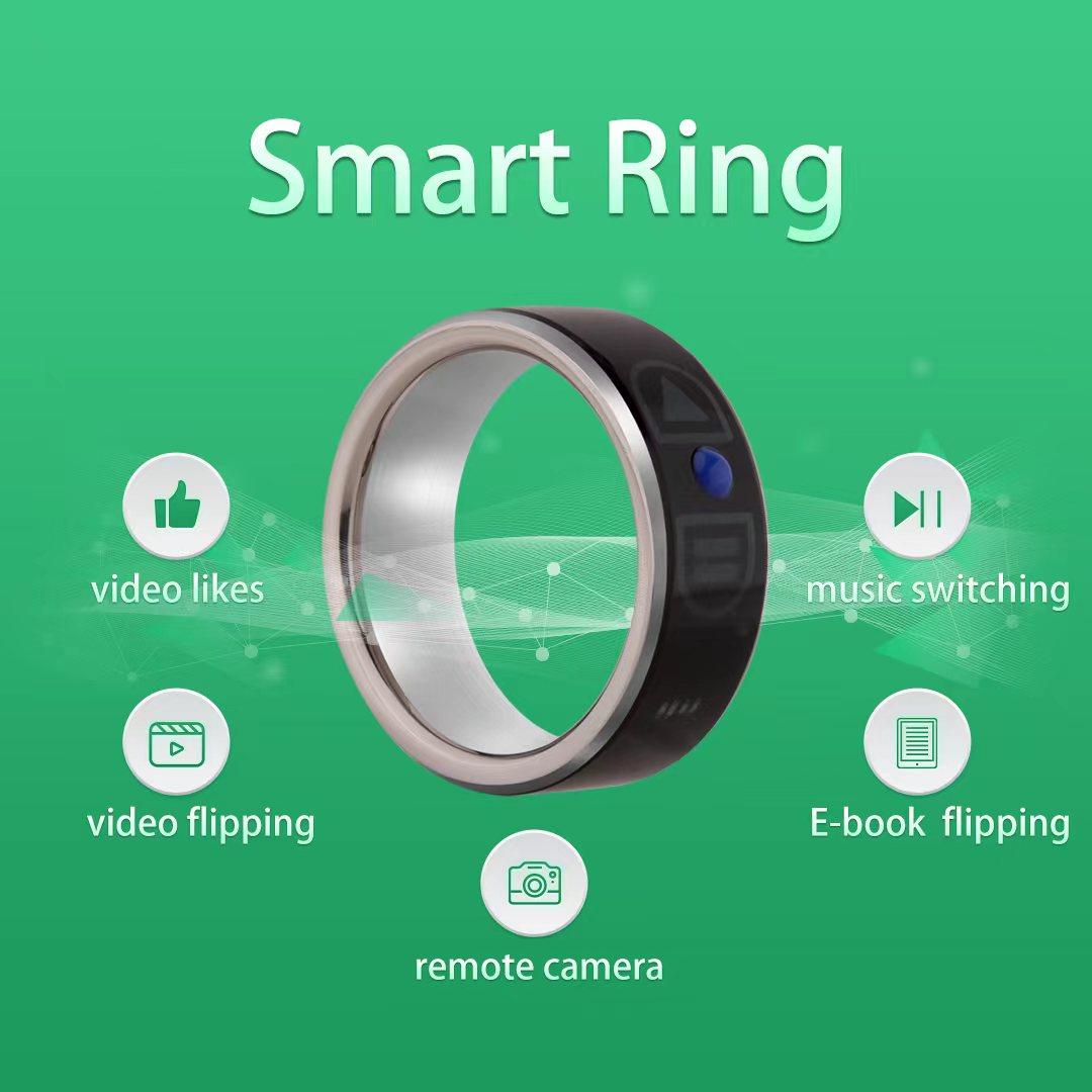 OVERSEAS SMARTPHONES UNIVERSAL BLUETOOTH RINGS REMOTE CONTROLS LAZY PEOPLE SWIPING FACEBOOK SHORT VIDEOS E-BOOKS AND TURNING PAGES