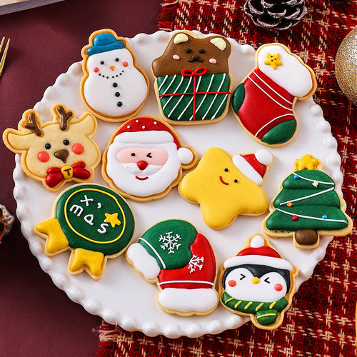 圣诞饼干模具糖霜姜饼人