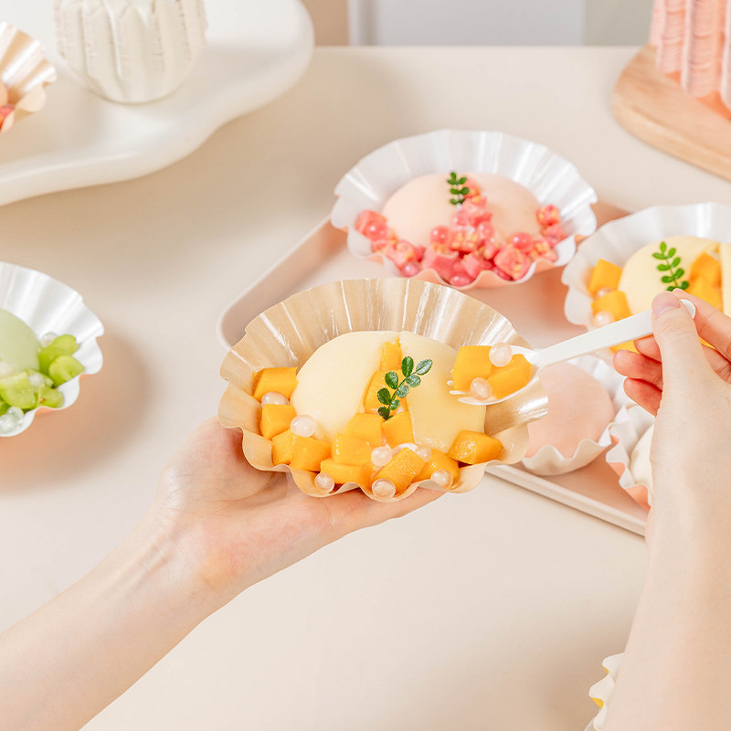美涤雪媚娘纸托食品级无异味家用