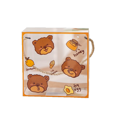 儿童礼品袋零食包装手提可爱袋子