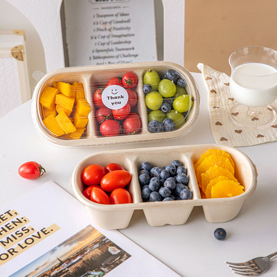 美涤一次性打包盒可降解水果盒