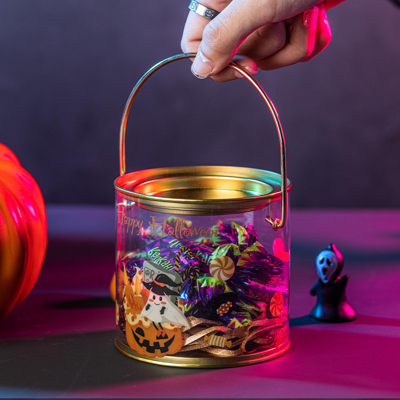 万圣节糖果零食礼盒创意网红童年糖果礼盒装装饰儿童手工糖果盒装