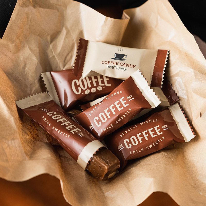 太妃糖包装袋海盐杏仁糖果小包装袋子咖啡糖烘焙糖纸牛轧糖机封袋