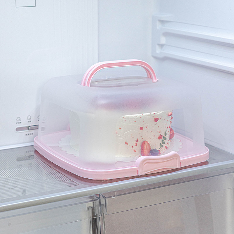 重复使用蛋糕包装盒烘焙加高密封保鲜家用子打包纸杯透明蛋糕10寸