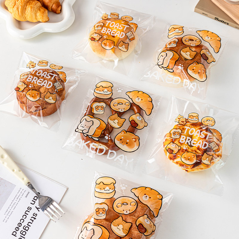 面包包装袋自封食品级加厚吐司小