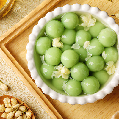 包心龙珠芋圆茉莉味烘焙原材料冰粉配料商用家用奶茶店专用水果捞