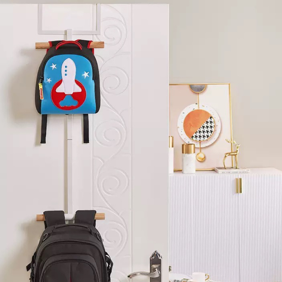 日系可拆装门后置物架两层