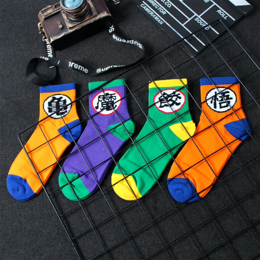 ins原宿七龙珠个性风情侣袜子