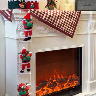 圣诞老人爬梯创意挂饰