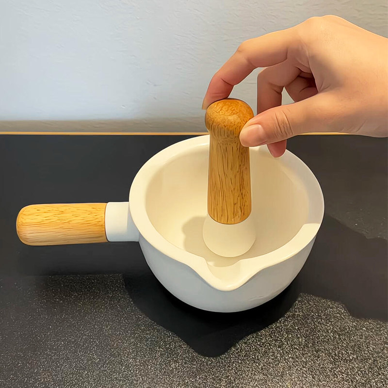 捣蒜器石臼陶瓷捣泥器