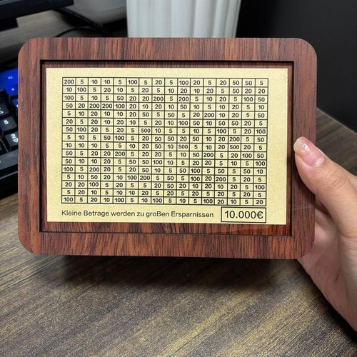 只进不出划数字存钱罐