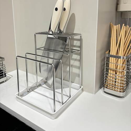 304不锈钢刀架厨房台面