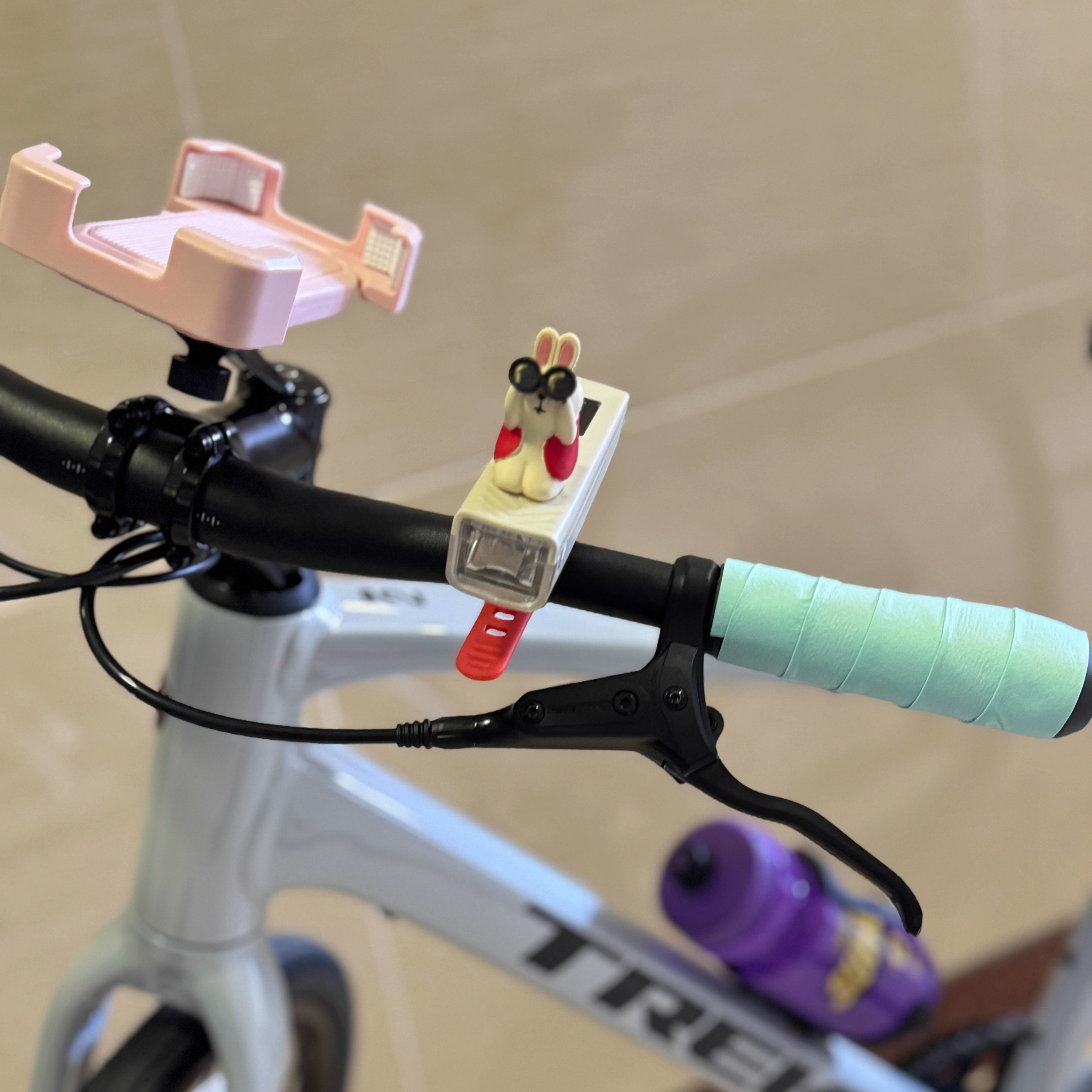 自行車可愛配飾車前燈