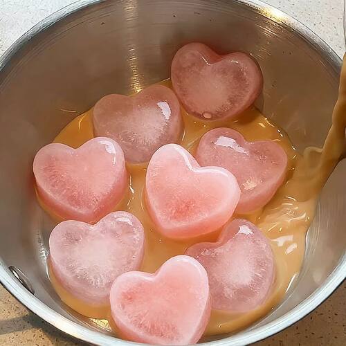 爱心威士忌冻冰块模具