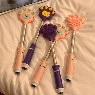 不求人痒痒挠抓背神器猫咪可伸缩多功能挠痒器家用不锈钢杆挠痒耙