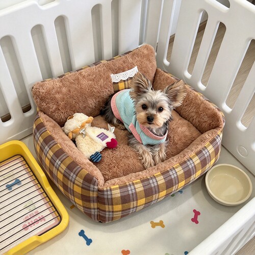 冬季加厚狗窝高围栏小型犬宠物窝