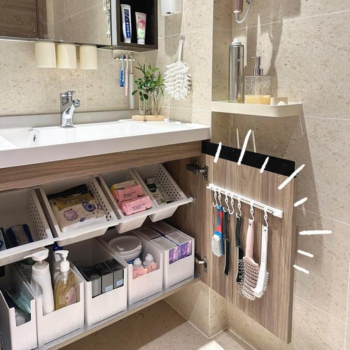 浴室洗手池柜下置物架