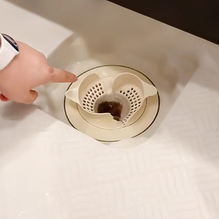 日式旋涡浴室地漏排水口防头发收集过滤网下水道防堵塞防虫防臭盖