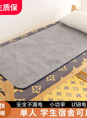 学生宿舍专用usb接口充电宝式电热毯小功率寝室单人5v安全电褥子