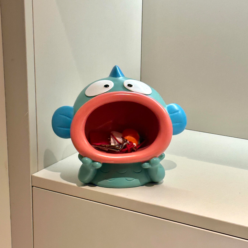 丑鱼门口钥匙收纳摆件