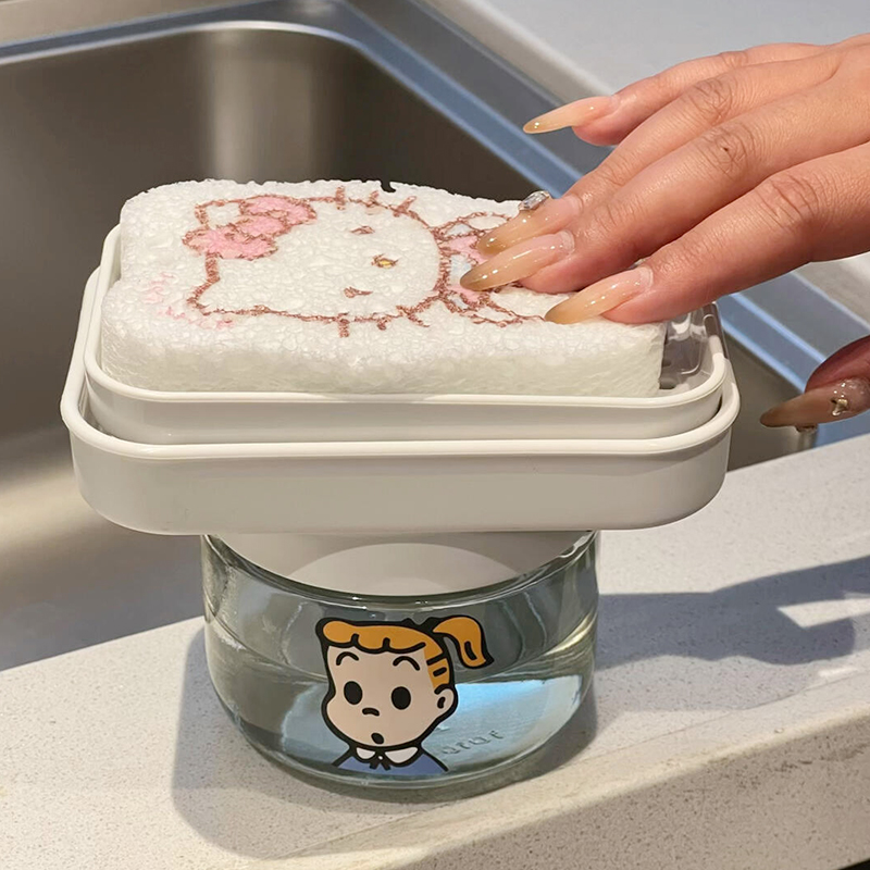 洗碗神器洗洁精按压器