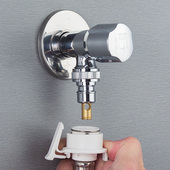 潜水艇全自动洗衣机专用水龙头接头家用全铜自动止水嘴46分三角阀