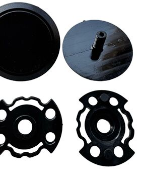 头盔Axk  Agve博凯电动车头盔挡风镜片固定镜座卡扣耳盖旋钮配件