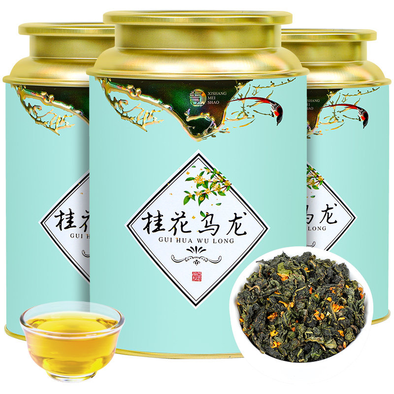 强韵桂花乌龙茶红茶2025新茶