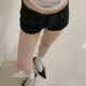 显瘦显高包臀性感小热裤 E7Q8 辣妹休闲短裤 女修身 夏季 中低腰美式