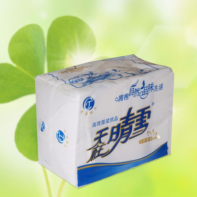 天柱晴雪刀切卫生纸2000系列江浙沪皖全场满4包混批包邮