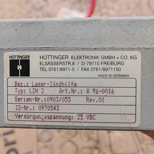 可维修HUTTINGER激光点火器LZH2，型号A 96-00议价