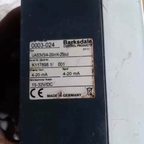 可维修0003-024 UAS3V3/4-20in/4-20ou议价