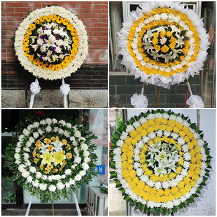 钦州市钦南区钦北区鲜花同城配送灵堂殡仪馆白事花圈祭奠丧事花蓝