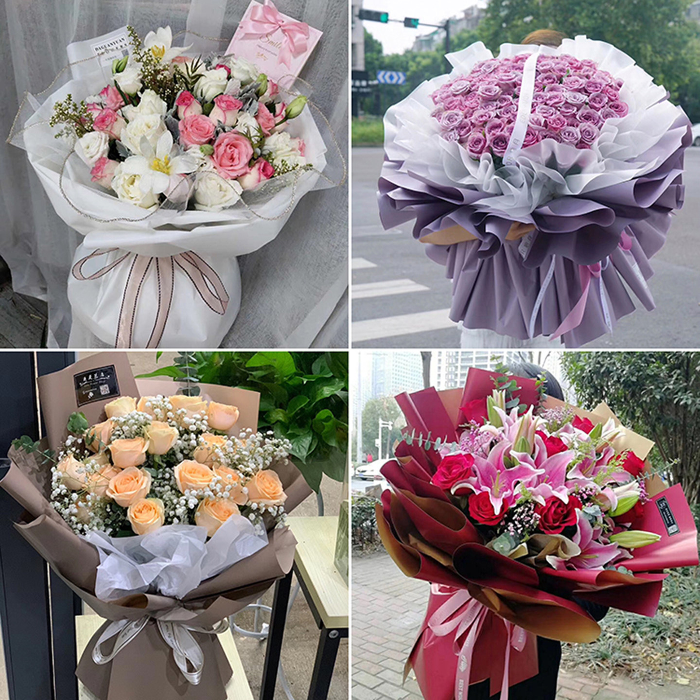 北京石景山区门头沟区同城配送鲜花速递情人节生日玫瑰花束送女友