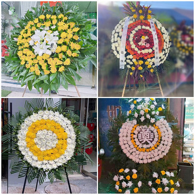 曲靖麒麟区沾益区宣威市鲜花同城配送白事花圈丧事花蓝祭奠殡仪馆