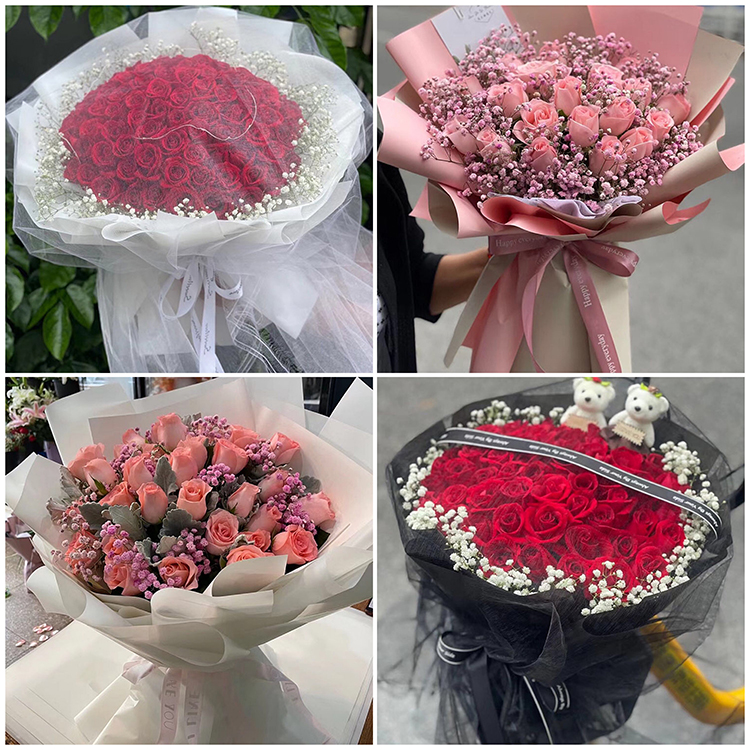 齐齐哈尔梅里斯达斡尔族区鲜花速递同城七夕节玫瑰花束送女友老婆